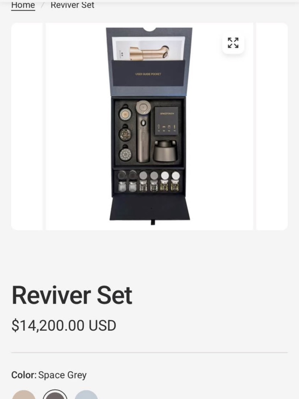Spacetouch Reviver Set Facial Care Kit - Premium Skin Tool
